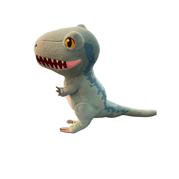 Universal Jurassic World Blue Velociraptor Plush Dinosaur Stuffed Animal 9" Tall - Picture 2 of 4